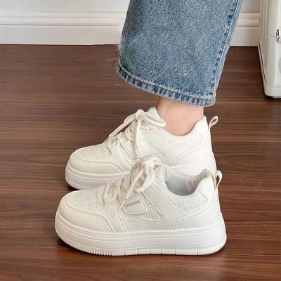 Модный дизайнер Роскошная шнуровка Высокая платформа Женская обувь Удобная и элегантная Легкая 39 Эстетика 2025 Новые предложения Женская обувь