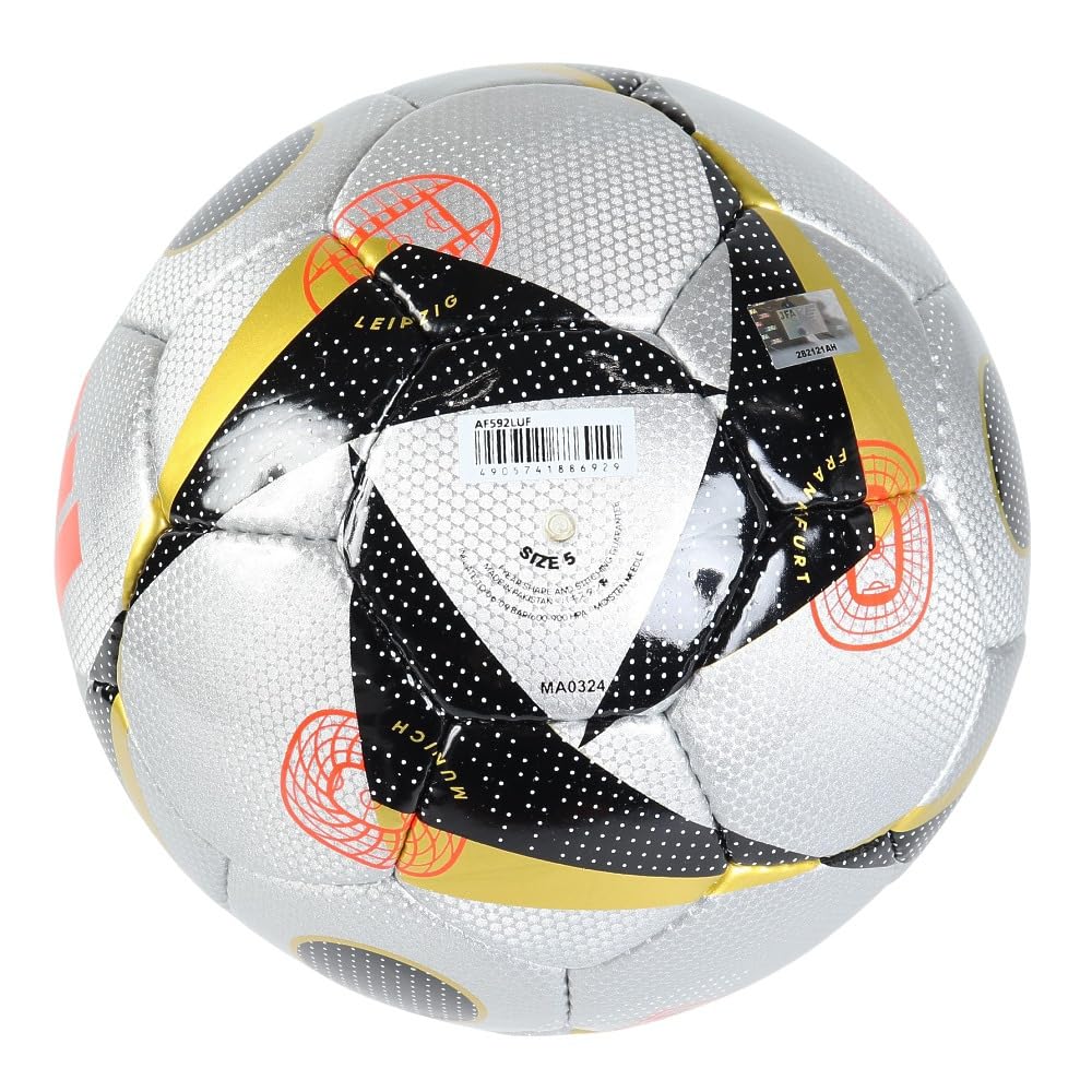 Adidas AF592LUF Size 5 Soccer Ligue UEFA EURO 2024 Final Ball Replica Ball, Fußballliebe Luciada,
