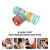 Breathable Cat Tunnel Tube Polyester+Steel Wire Pet Fun Play Toy Portable Cat Nest  Guinea Pig