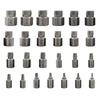 25Pcs Double Head Screw Extractor Set Easy Out Screw Remover Set  Removing Stripped