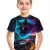 Summer Kids Clothing Motorcycle Children's T-Shirt 3d Printing Short Sleeve Boys Girls Loose Tops Streetwea