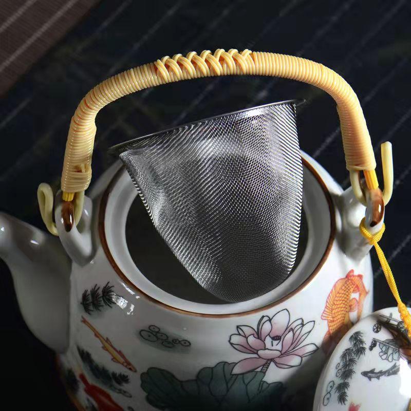 Большая емкость японского типа подъемный горшок 1000 мл китайский чайник пуэр чайный набор и кофейная утварь чайники кружка