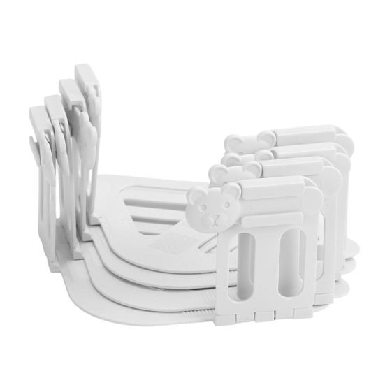 4 шт. Держатель простыни с фиксатором-полоской в виде медведя, Крепеж для углов простыни, Подходит для всех размеров матрасов, Зажим-фиксатор для простыни