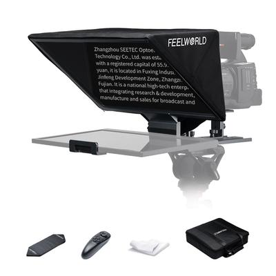 FEELWORLD TP16 16-дюймовый складной телесуфлер для цифровой зеркальной фотокамеры планшета смартфона с пультом дистанционного управления