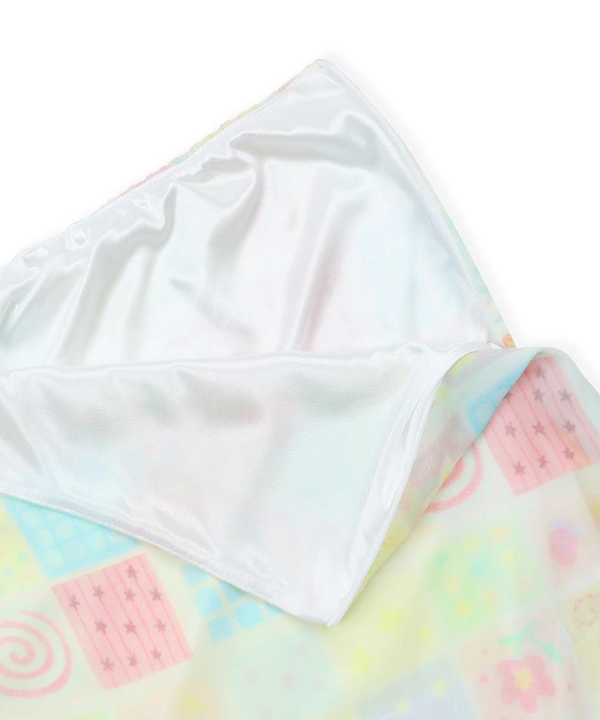 Lunakihu Wxsk018 Natsu Omokage Chiffon Midi Skirt (Multi Check)