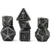 Mystery Skull Metal DND Dice Set for Dungeons and Dragons, Unique Magic RPG Role Playing Game Accessories Gifts