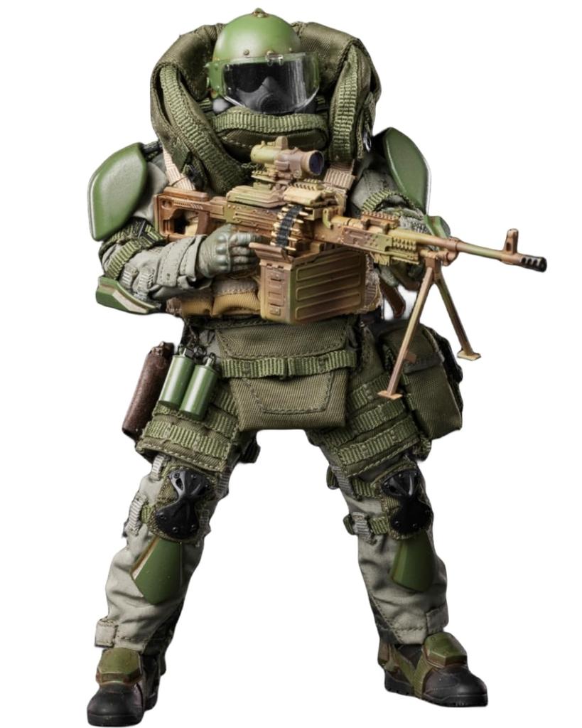 HiPlay HASUKI 1/12 Black Act Shield Soldier SA02 Movable Action Figure with Accessories Full Set