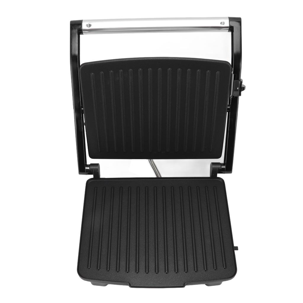 Электрический гриль 2000 Вт из нержавеющей стали ABS для домашнего приготовления стейков, сэндвичей, хлеба, мяса, двухсторонней жарки