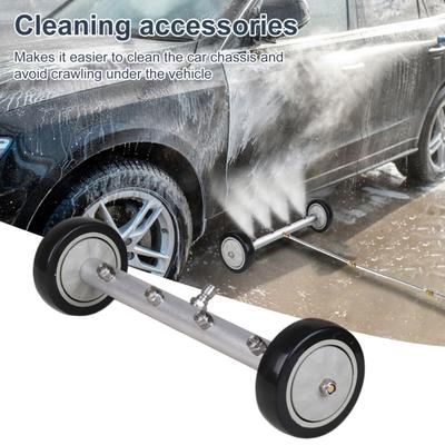 Yousheng Поддон для мойки под давлением 4000 PSI Очиститель под автомобилем с удлинительной насадкой Мойка под шасси с колесами для легковых автомобилей, грузовиков, внедорожников