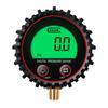 Dial Size Digital Air Pressure Gauge for W/ 1/8'' NPT Bottom Connector&Protective Boot 0-255psi Accuracy 1% Battery Powe