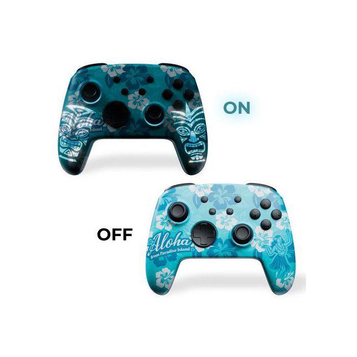 Manette Switch 1&2/PC - Sans-fil - RGB - Aloha