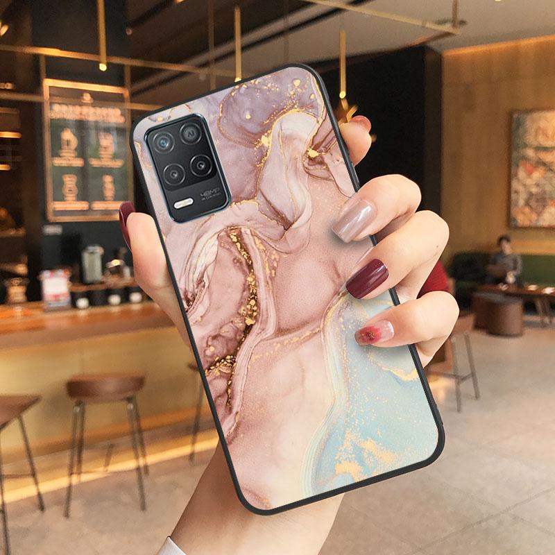 Чехол для телефона с синим мрамором для OPPO Realme 8 7 6 5 C3 C21 C20 C21Y C11 X50 X3 SuperZoom F19 A94 A74 A91 A53S A54 A15 A11