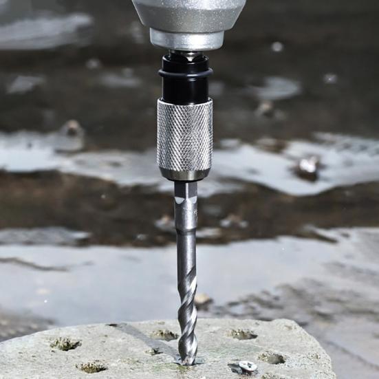 Electric Hammer Adapter Impact Drill Bit Set 0.24-0.47 Inch Heavy Duty Alloy Steel Quick-Release Converter