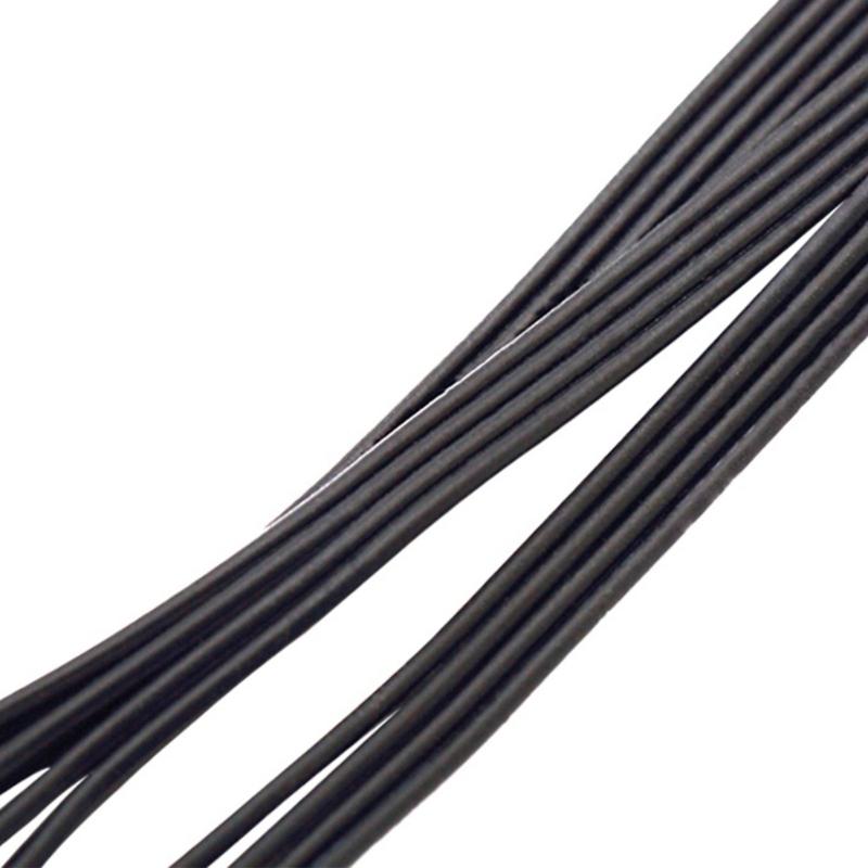 Durability 4Pin Computer Fan Power Extension Cord Splitter Supports 3pcs 3pin/4pin Fan for MultiDevice Thermal Management