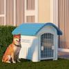 Пластиковая будка для собак Four Seasons Universal Sun-proof Dog Shed, большая, уличное, непромокаемое спальное место для домашних животных с окном в крыше