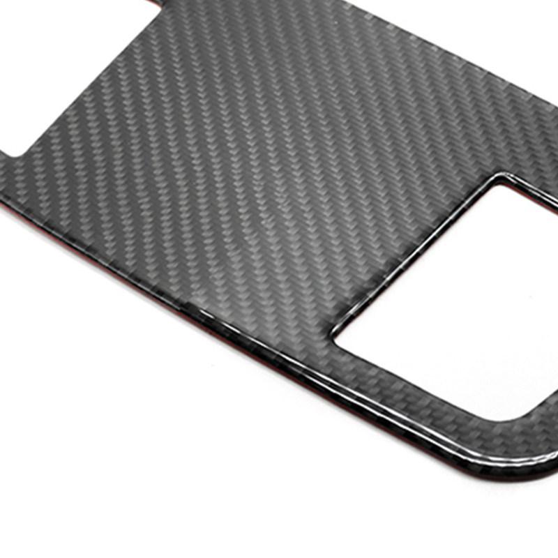 Для BMW 3 серии E90 2005 - 2009 2010 2011 2012 Углепластиковая отделка накладки вентиляционного отверстия кондиционера на приборной панели салона автомобиля