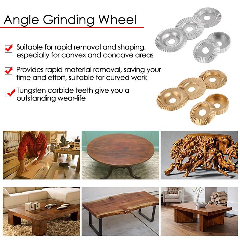 5 шт./компл. угловой шлифовальный круг с отверстием 22 мм, вращающийся диск, шлифовальный инструмент для резьбы по дереву, шлифовальный полировальный круг, абразивные диски