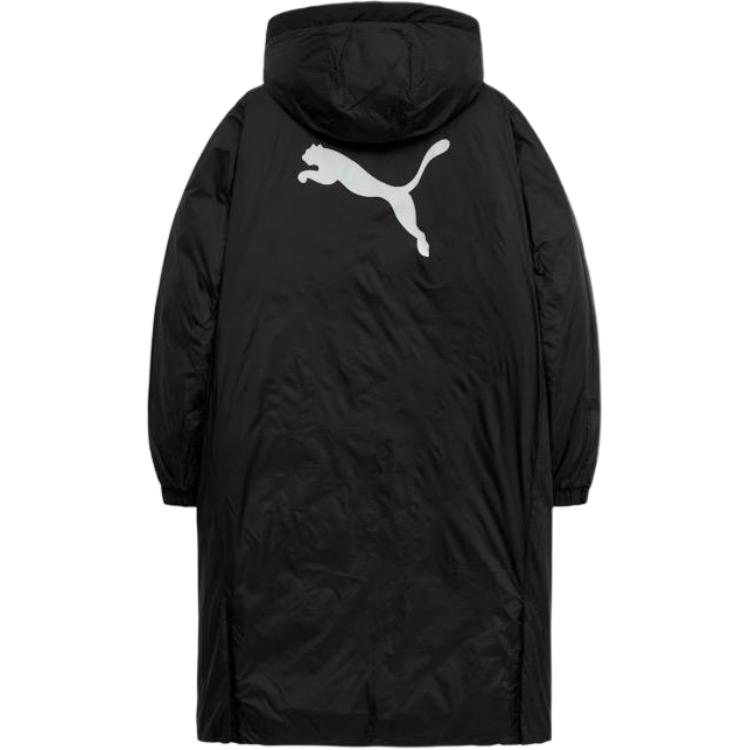 Puma Ультра HC04 модный минималистичный двусторонний теплый длинный пуховик унисекс верхняя одежда черный 941155-01