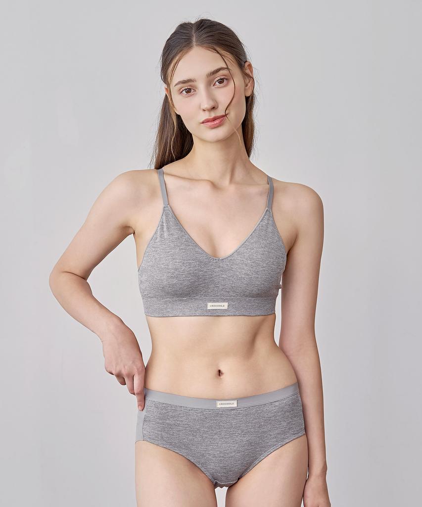 Keulokeodailineoweeo [2 шт.] Everyfit Мягкий комплект: бюстгальтер-бралетт и трусики