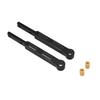 6pcs Black Red Silver Leaf Spring Modified Rod Metal Fixing Plate Kit  RC Accessories
