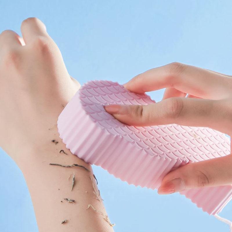 Esponja Exfoliante Мягкая губка скребок для тела Отшелушивающий скраб для ванны Губка Щетка для душа Очиститель кожи тела Средство для удаления омертвевшей кожи