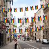 Rainbow Flag LGBT Pride String Flag Hanging Gay Lesbian Banners Bunting Flags Small Rainbow Flag Par
