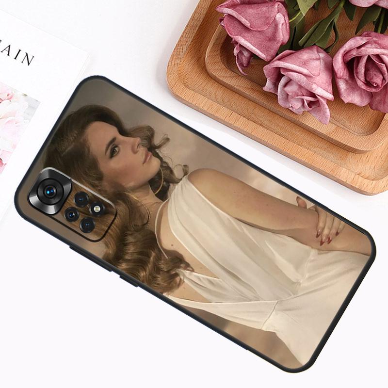 Чехол для телефона Xiaomi Redmi Note 11 10 9 8 12 Pro Plus 12S 11S 10S 9S с изображением певицы Ланы Дель Рей Чехол для Redmi 12C 10C 9C