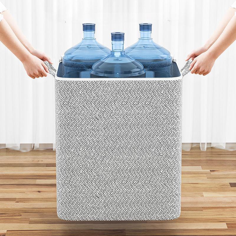 Non-Woven Zipper Storage Bag Portable Clothes Storage Bins Foldable Closet Organizer Containers Wardrobe Sorting Storage Box