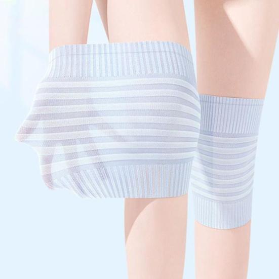 1 Pair Sports Knee Compression Sleeve Non-slip Breathable Stretch Men Women Fitness Running