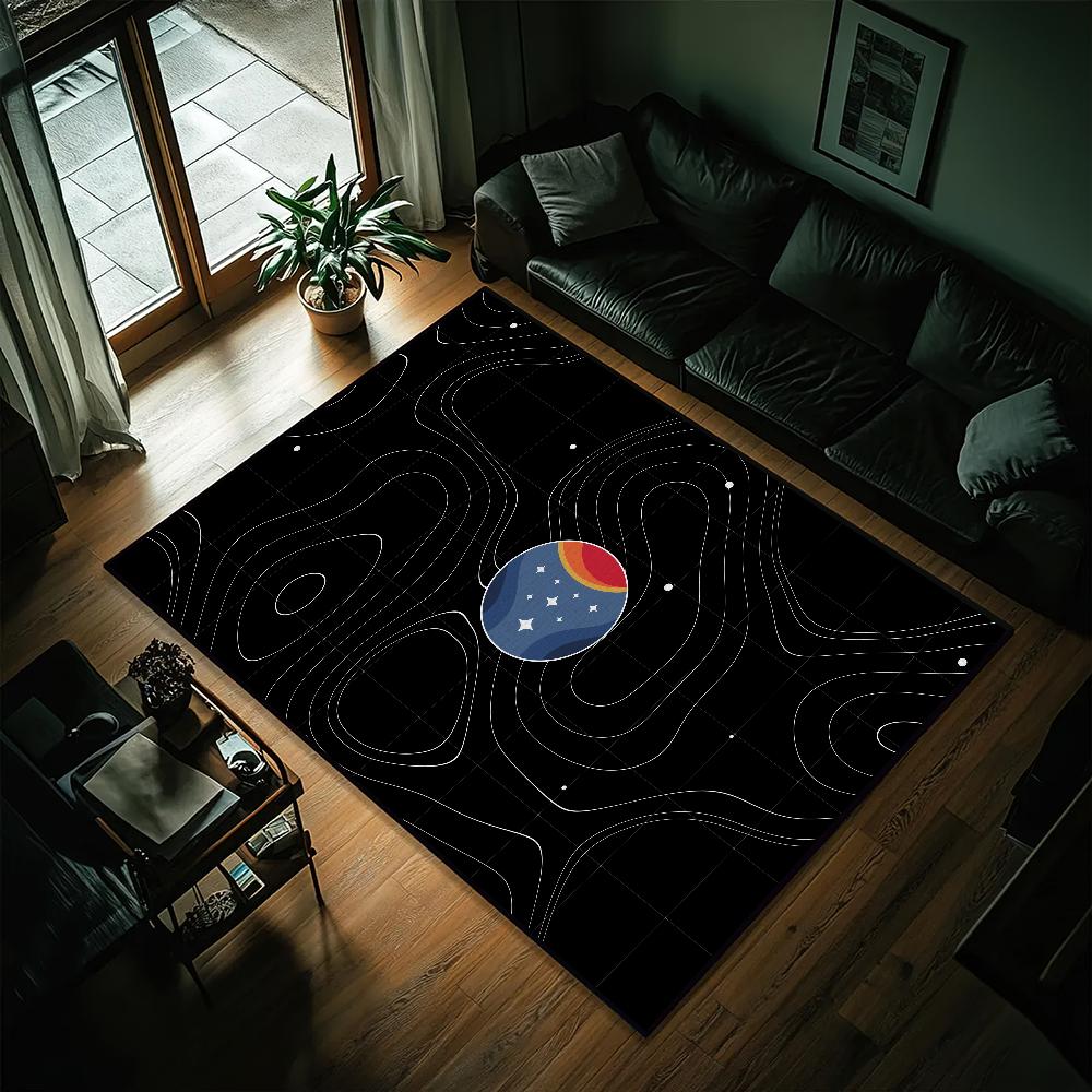 Game Starfields Small Carpet Bedside Kitchen Bath Living Home House Bedroom Floor Mat Doormat Rug Decoration