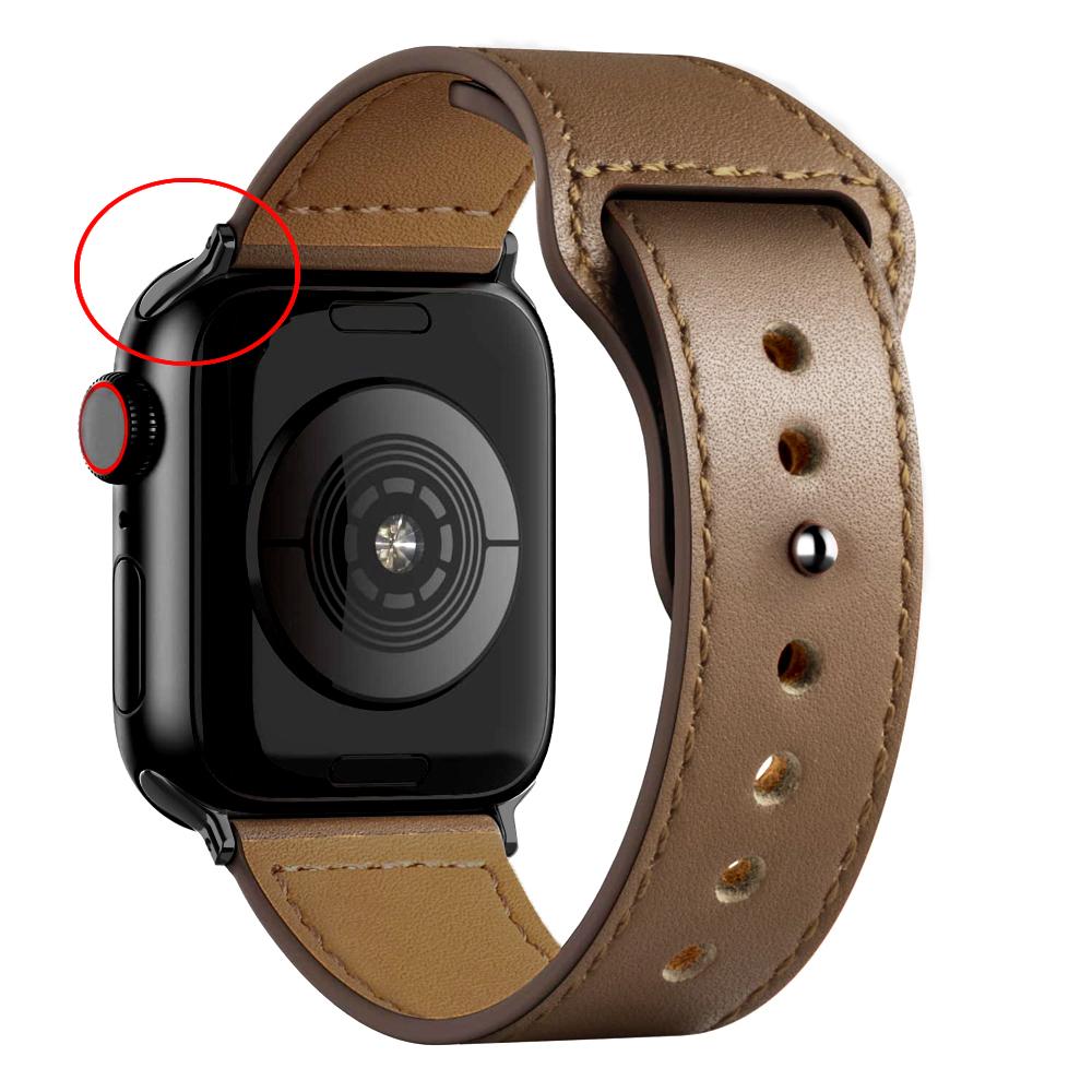 Leather strap For Apple watch band 44mm 45mm 49mm 40mm 42mm 46mm wristband correa bracelet iWatch series 8 9 10 11 SE 7 Ultra 3