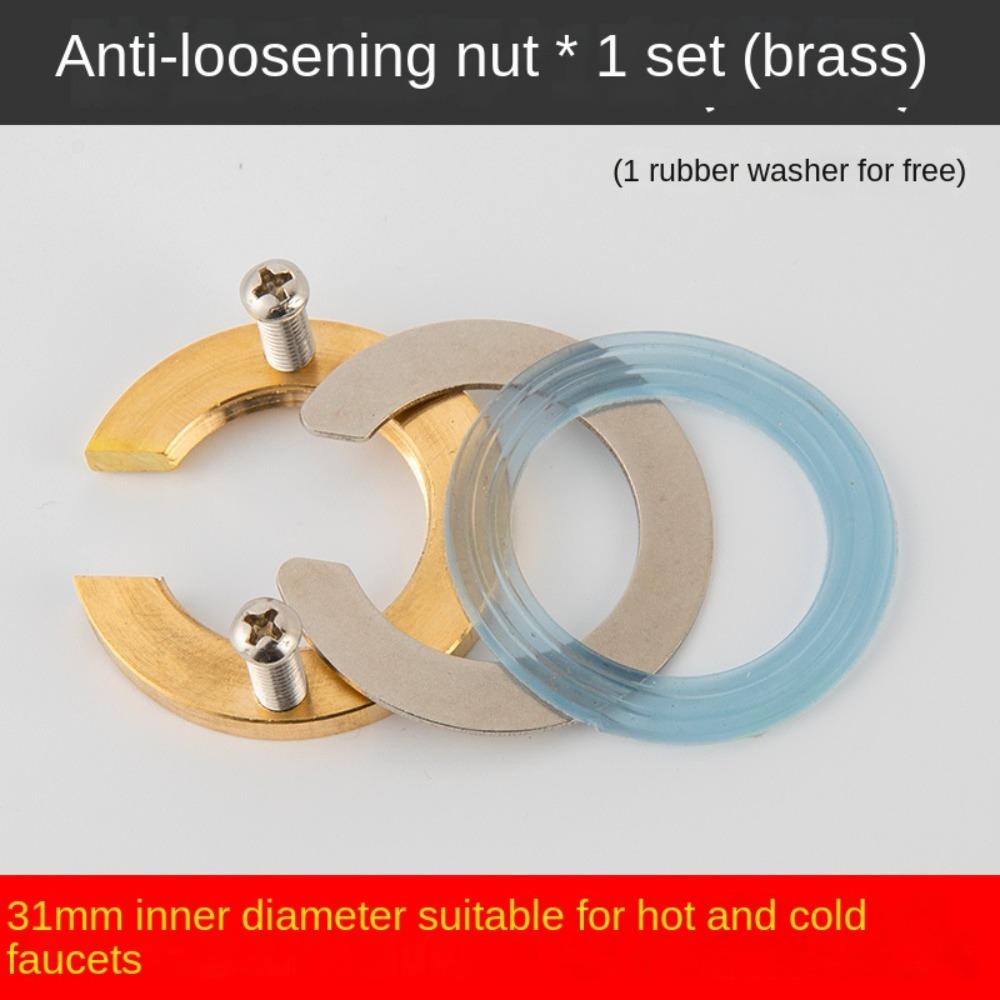 32 мм противоскользящая гайка для смесителя, аксессуары для крепления смесителя, крепеж для умывальника, фитинг для дома