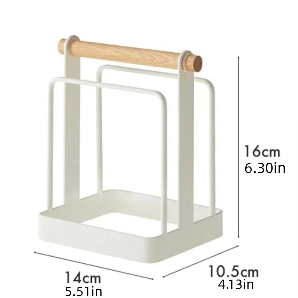 Multi Layer Cutting Board Rack Metal Pot Lid Rack Shelf Rustproof Chopping Board Organizer  Plates