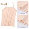 Summer Sling Vest Square Collar Sleeveless Solid Color Camisole Slim Fit Tank Top Women Lightweight Camisole Streetwear
