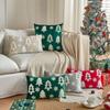 INS Style Throw Pillowcover Christmas Tree Cushion Cover Velvet Christmas Pillowcase Sofa/Bed