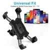 New Motorcycle Bicycle Phone Holder Moto Rearview Mirror Handlebar Mount Compatible for Xiaomi IPhone Mobile Navigation Bracket