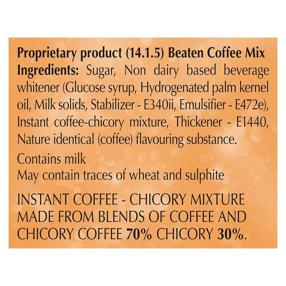 BRU Взбитый кофейный микс | Быстрорастворимая порошковая смесь | Получите сливочный, пенистый кофе Фети Хуэй за 10 секунд | 15 пакетиков| 180г