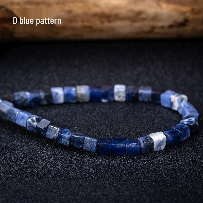 Кубики из натурального камня лазурита и бирюзы 4 мм – Креативный стиль