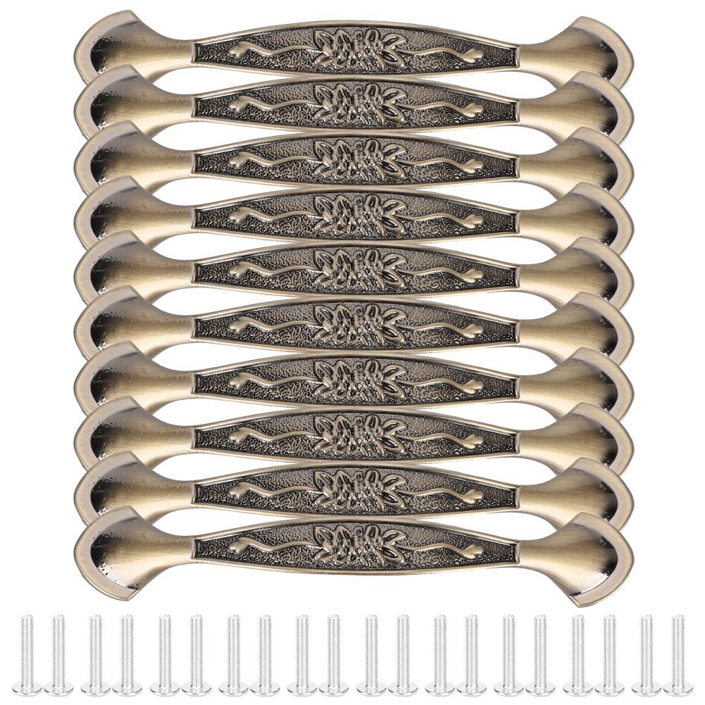 10 комплектов шкафа с ручкой из цинкового сплава, ящик для обуви, ящик для офисной фурнитуры, расстояние между отверстиями 96 мм