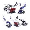 Pull-Back Police Helicopter Toy with LED Lights and Music for Kids