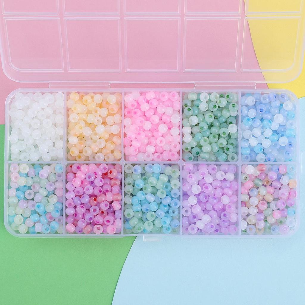 Коробка на 8/10/12/15 ячеек: Бисер, Пайетки, Искусственный Жемчуг для DIY Ожерелий и Цепочек для Телефона