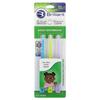 Brilliant, Children's Toothbrush, Ages 2 To 5, Blue, Yellow, Purple, 3 Toothbrushes