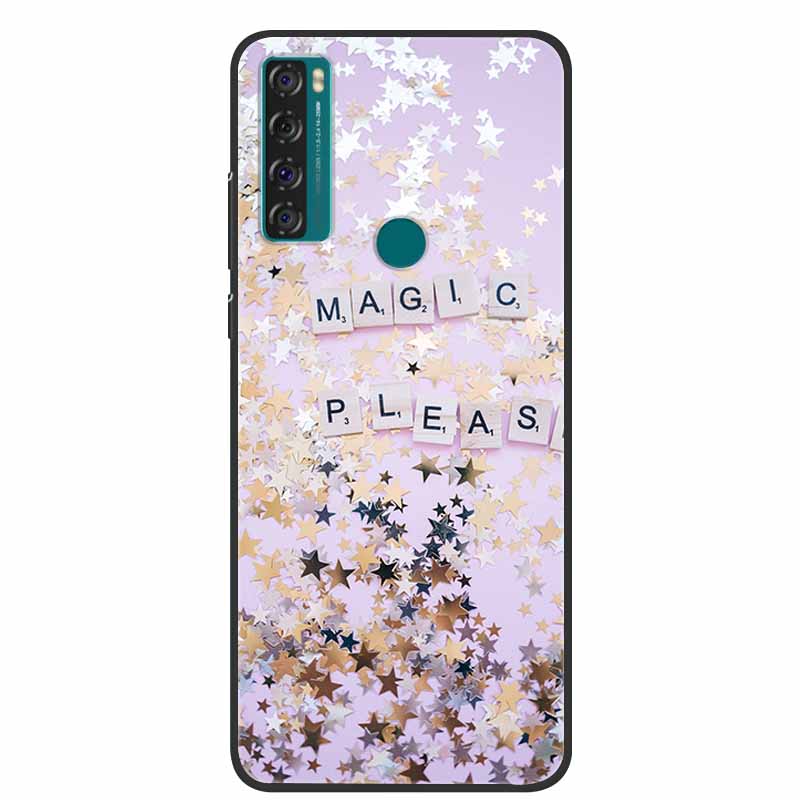 For TCL 20SE Case 20L+ 20L 20S Paint Soft TPU Silicone Phone Cover for TCL 20L Case Coque20s 20 s T775H T774H TCL 20 se 20 Plus