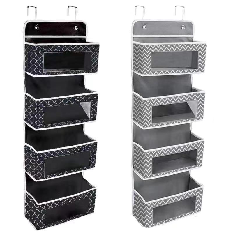 Подвесной тканевый органайзер для хранения на двери шкафа для одежды
