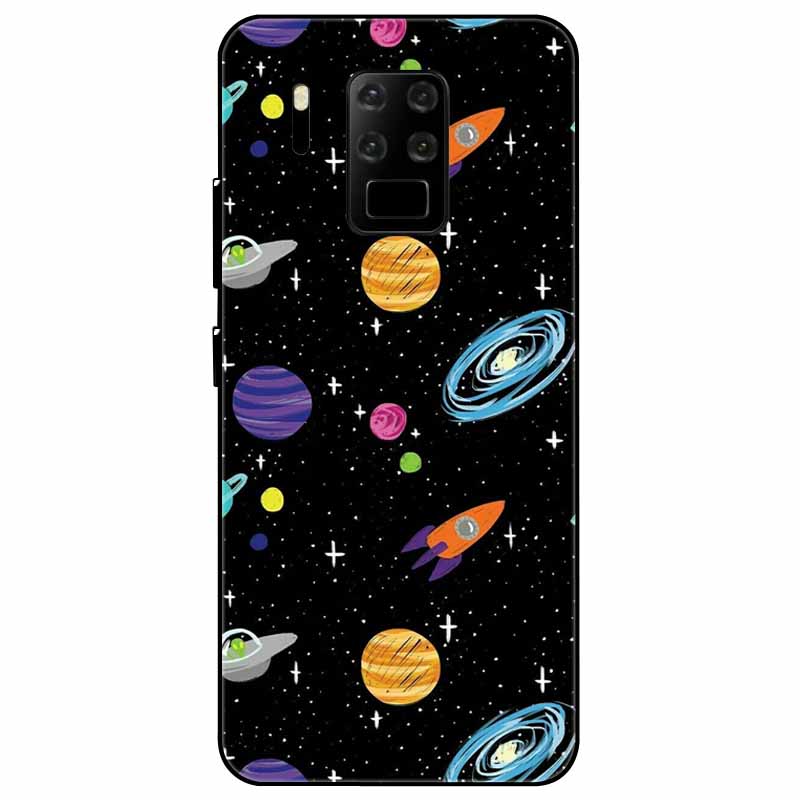 Для OUKITEL C18 Pro C21 C21Pro Чехол Силиконовый Черный Мягкий Защитный Funda Capa для OUKITEL C21 Pro C18 Pro Чехол TPU Мультяшный Чехол