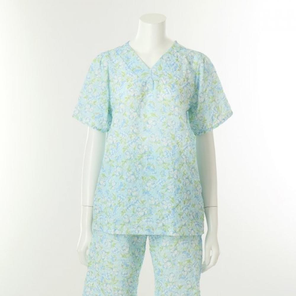 VenuS Women S Loungewear Top Blue Floral vevS110w