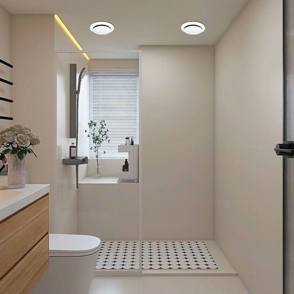 Round Shape Press Type Air Vent Plastic Air Ventilation Cover Bathroom Ventilation