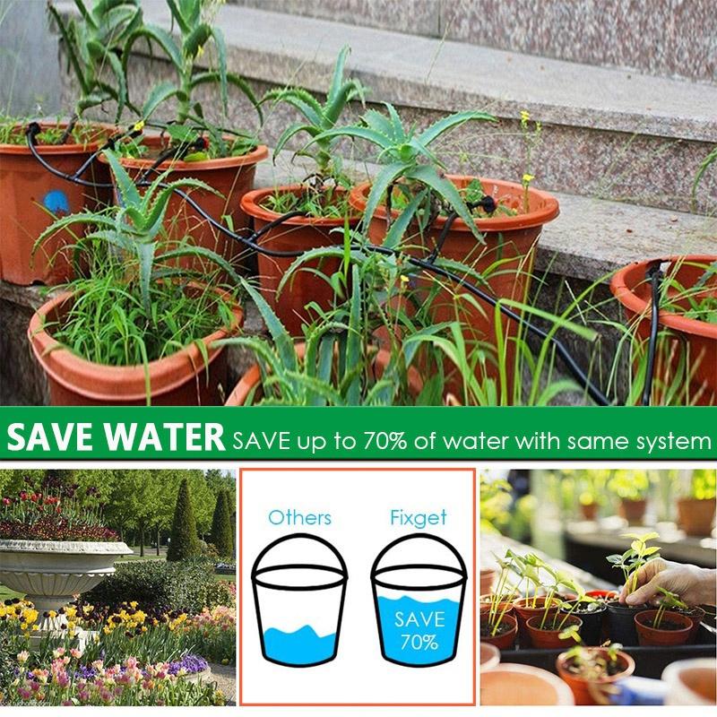 4.5W Double Pump Controller Garden Drip Irrigation Device Timer System Solar Energy Intelligent Automatic Watering Device
