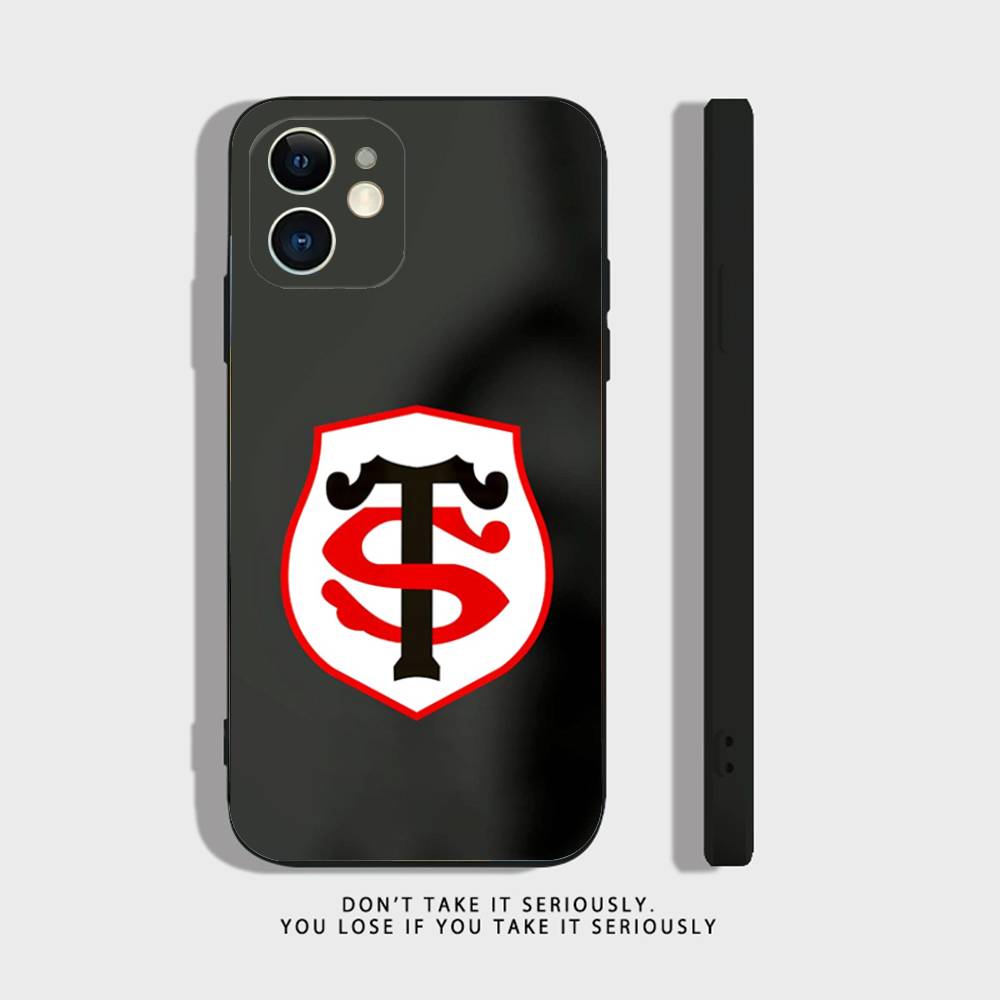 Прозрачный силиконовый чехол S-Stade-T-Toulousains для iPhone 17,16,15,14,13,12,11,Pro,Max,Mini,XS,X,8,Plus Ударопрочный чехол