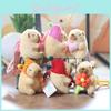 Cute Capybara Plush Keychain With Short Plush Material For Kids And Collectors